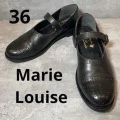 美品！ Marie Louise マリールイーズ メリージェーン　本革　ブラック