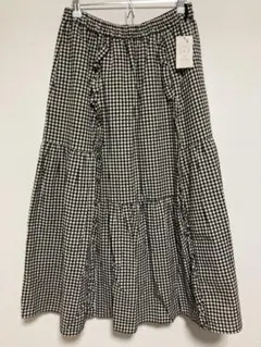 サマンサモスモス❤︎綿麻縦フリルスカート　F 新品未使用