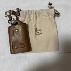 IL BISONTE イルビゾンテ レザーキーケース ブラウン
