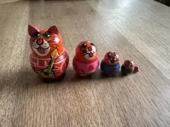 木製マトリョーシカ 5個セット - メルカリ