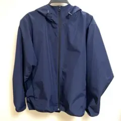 GU シェルパーカー　ウィンドブレーカー　メンズ　ネイビー　M