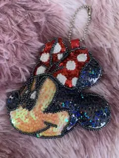 [新品未使用] ミニースパンコール　ミラーキーホルダー