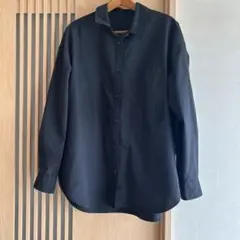 GU ブラック 長袖シャツ Ｍのサムネイル