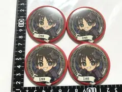 進撃の巨人　プリンセスカフェ　天使と悪魔　缶バッジセット　エレン