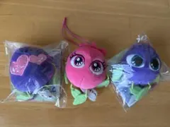 わかさ生活　ブルブルくん アイアイちゃん　マスコットキーホルダーのサムネイル