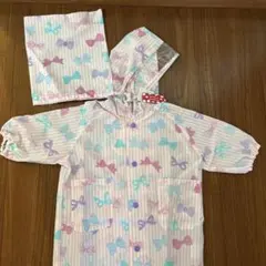 未使用 リボン レインコート 90 女の子