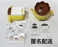 ポムポムプリン　ハッピーセット　ころころカート　ティーポット型こものいれ　セット