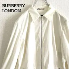 Burberry バーバリー ブルゾンジャケット 白　 ジップアップジャンバーのサムネイル
