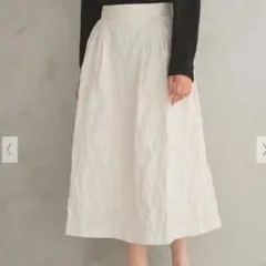 新品 Honeys GLACIER lusso ジャカードフレアスカート S