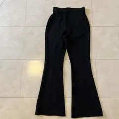 repipi armario黒のフレアゴムウエスト パンツ　Mサイズ　150cm