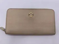 FURLA フルラ ラウンド ファスナー 長財布 ウォレット ベージュ