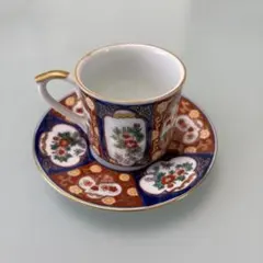 【有田焼】秀峰窯 カップ＆ソーサー 1客 金襴手 古伊万里様式 珈琲碗皿