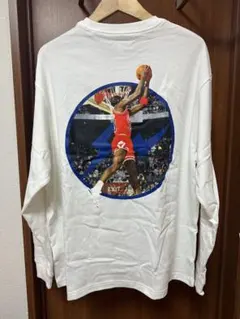 2020年 4月発売　ジョーダン×フラグメント　ホワイトロングスリーブTシャツ