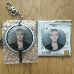 seventeen ホシ right here カバーキーリング　缶バッジ