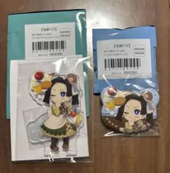 鬼滅の刃 神崎あおい　悲鳴嶼行冥　くま缶バッジ　アクリルスタンド