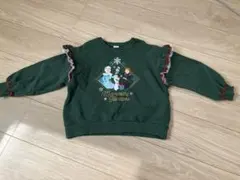 Disney FROZEN アナ雪　トレーナー 120cm グリーンのサムネイル