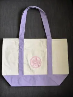 【新色・新品】TRADER JOE'S エコバッグ大サイズ　パープル　ラベンダー
