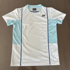 YONEX ウェア ホワイト／ライトブルー Sのサムネイル