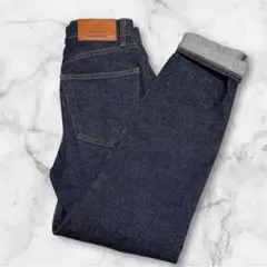 美品 マウジー MVSSKINNYストレッチ デニム 25 濃紺 日本製 完売品