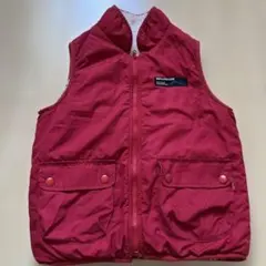 MOUJONJON 赤 ダウンベスト リバーシブル