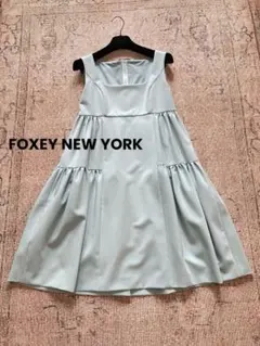 極美品✨フォクシー レディエンパイア ワンピース フレア フリル