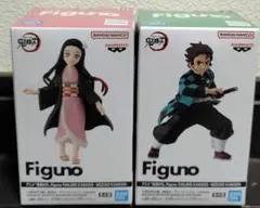 鬼滅の刃 Figuno 竈門禰豆子 & 竈門炭治郎 フィギュア2点セット