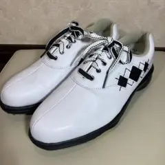 FootJoy ゴルフシューズ メンズ ブラック ホワイト - メルカリ