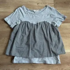 studio CLIP ビスチェ風ドッキングプルオーバー