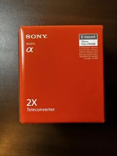 新品 未使用 SONY ソニー Eマウント用2xテレコンバーター SEL20TC SONY 在庫あり ソニー SEL20TC Eマウント用 2X テレコンバーター