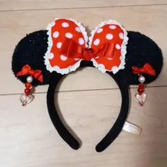 ディズニー イヤリング カチューシャ 赤