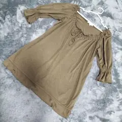 MICHEL KLEIN オリーブグリーン チュニック 38