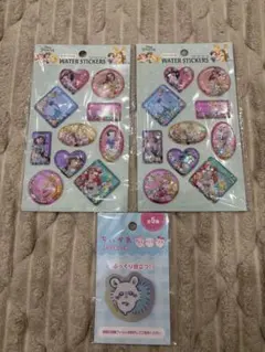 【新品】ディズニープリンセス ウォーターシール 　ちいかわシール　セット