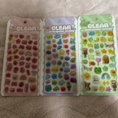 クリアぷくぷくキャンディシール　吉田産業　ボンボンドロップシール