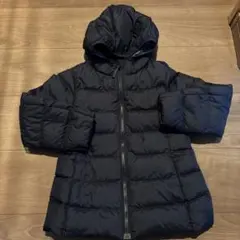 ユニクロ　ライトウォームパデットパーカ　110 ネイビー