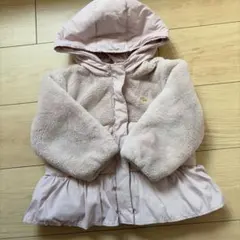 kate spade ベージュ フリル付きコート　70〜80