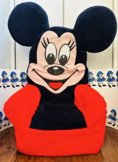 80' ACE NOVELTY製ミニーマウス ぬいぐるみチェア 当時レトロ