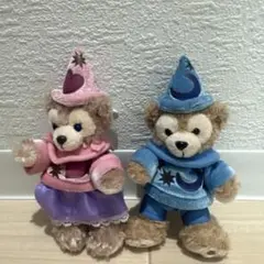 【値引き中】ダッフィー　シェリーメイ　ぬいぐるみバッジ 魔法使い