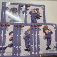 忍たま 12枚セット 尾浜勘右衛門 久々知兵助 竹谷八左ヱ門 鉢屋三郎 不破雷蔵