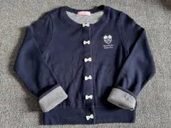 メゾピアノ　リボンカーディガン　M150