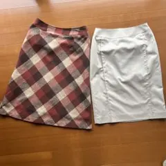 スカート2枚組 M