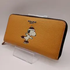 未使用COACHコーチ X PEANUTS(ピーナッツ) モチーフ長財布 - メルカリ