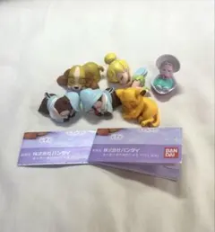 ディズニー　ガチャガチャ　チップデール、レディ、ティンカーベル、ヤングオイスター