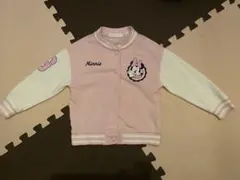 ミニープリント　スタジャン風ジャケット 100cm