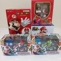 スーパーマリオ　スーパーマリオカート　フィギュア　5点まとめ売り
