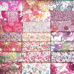 リバティーミニカットクロス21枚セット 10cm×10cm