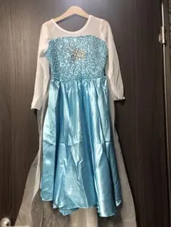 新品アウトレット！アナ雪風　プリンセス　長袖ドレス 130