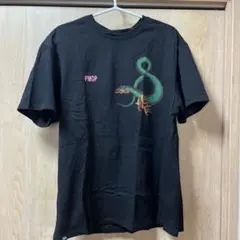 PAMEO POSE スネークプリント Tシャツ ブラックのサムネイル