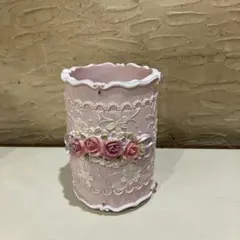 ファームハウス　小物入れ　薔薇雑貨　姫系　ロココ