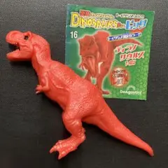 ティラノサウルス　メタリックレッド 恐竜　&co デアゴスティーニ　アンドコ