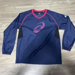 asics アシックス バレーボール ピステ 長袖 ウインドシャツ M